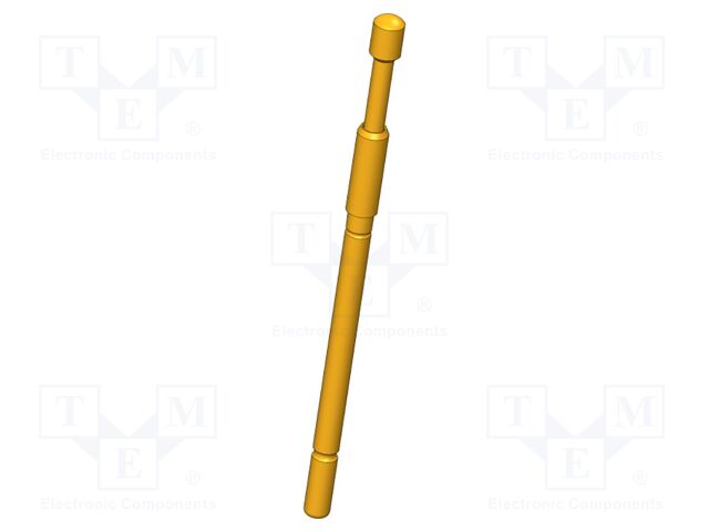 Test needle; Operational spring compression: 4mm; 8A; Ø: 2mm; 5N