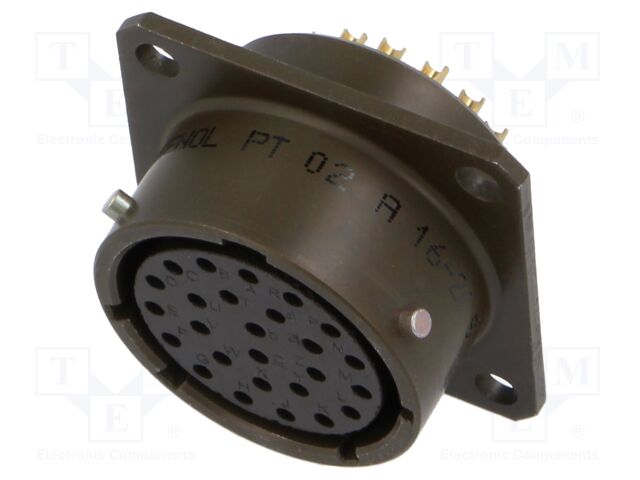 Connector: circular; socket; female; PT/451; 7.5A; 600V; PIN: 26