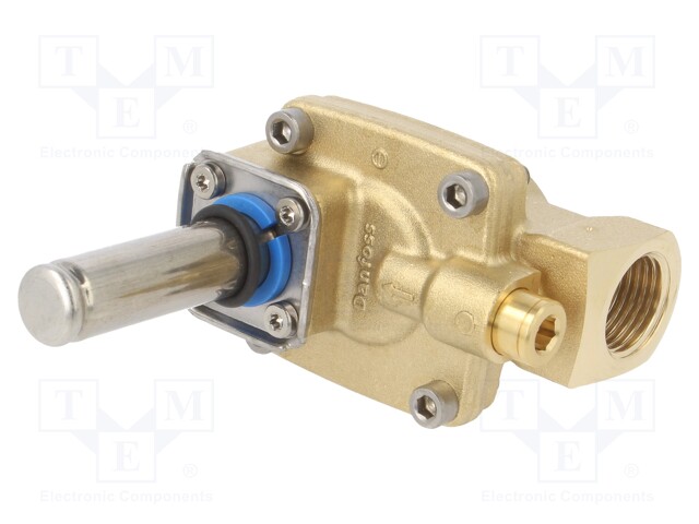 Electromagnetic valve; G 1/2"; brass; NBR; EV224B; Valve: 2/2 NC