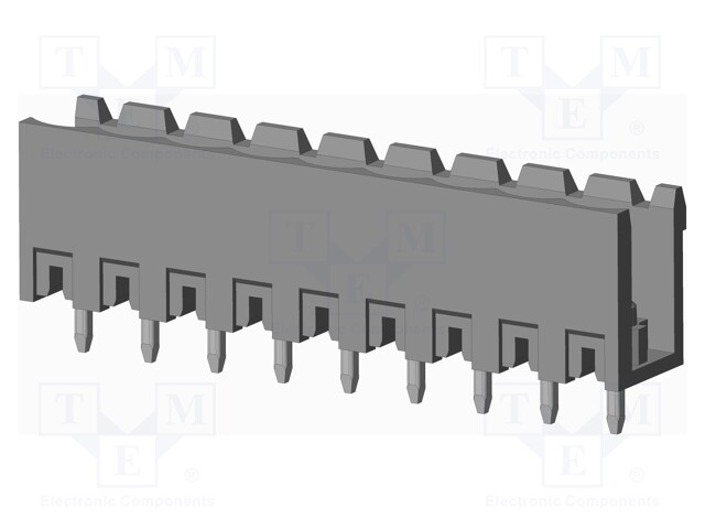 Connector: pluggable terminal block; socket; male; on PCBs