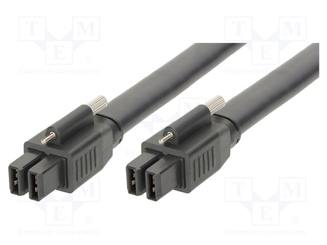 Cable; EXTreme Guardian; female; PIN: 2; Len: 2m; 60A; Colour: black