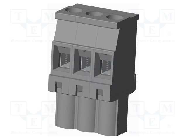 Connector: pluggable terminal block; plug; female; angled 90°