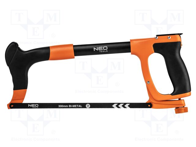 Saw; with container; metal