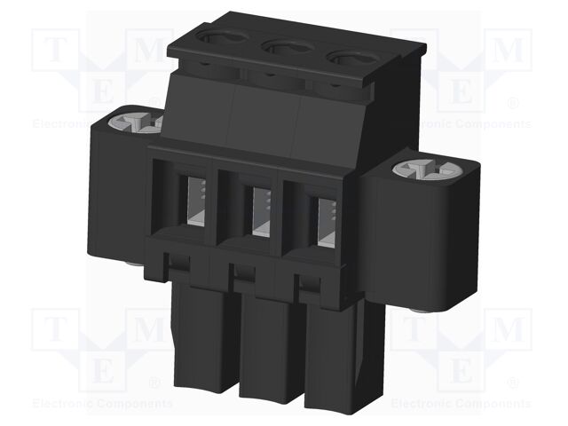 Connector: pluggable terminal block; plug; female; angled 90°
