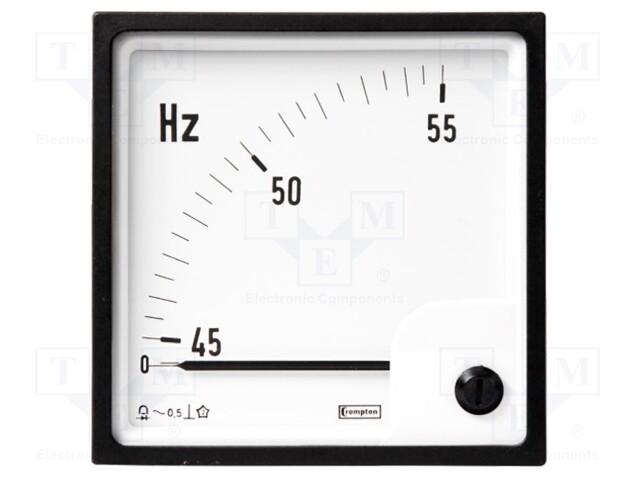 Meter: panel; analogue; 380/440VAC; Class: 0,5; 55÷65Hz; IP52; panel
