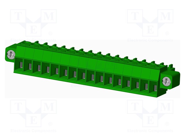 Connector: pluggable terminal block; plug; female; straight; 10A