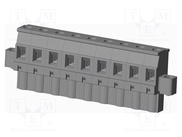 Connector: pluggable terminal block; plug; female; angled 90°