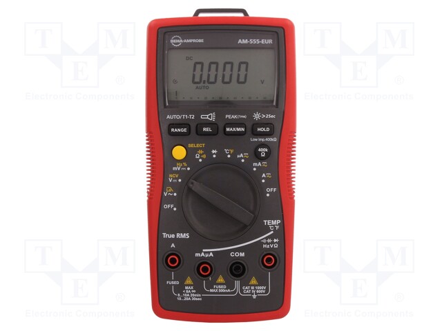 Digital multimeter; LCD (5999),bargraph,with a backlit