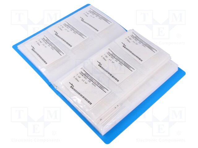 Kit: capacitors; 5,1pF÷47pF; SMD; 0402; Capacitor: MLCC; 1260pcs.