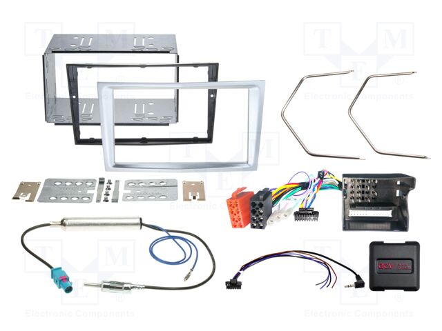 Adapter for control from steering wheel; Opel; matt-chrom