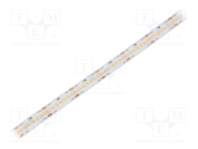 LED tape; white warm; LED/m: 280; SMD; 2216; 24V; 10mm; white PCB