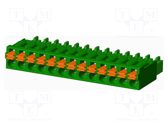 Connector: pluggable terminal block; plug; female; straight; 5.5A