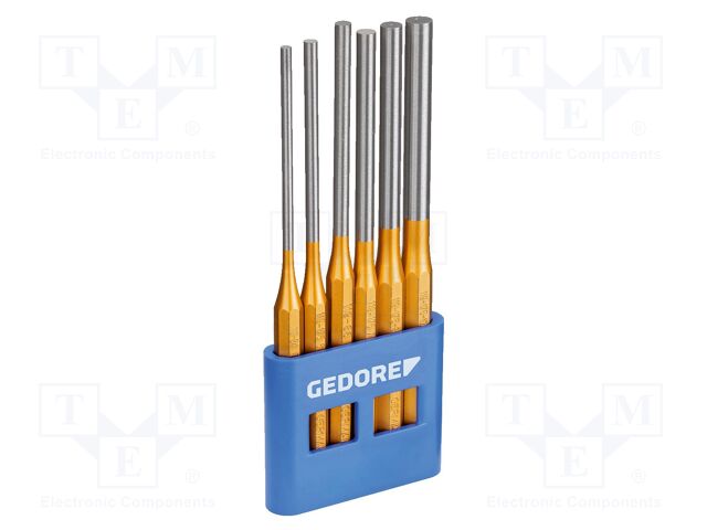 Tools set: punches; long; 6pcs.