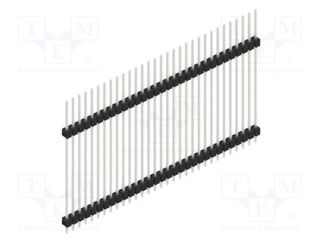 Connector: pin strips; pin header; male; PIN: 31; 2.54mm; THT; 1x31