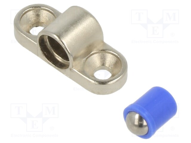 Ball latch; F1: 6.5N; F2: 13N; 6mm; V: with side thrust pin