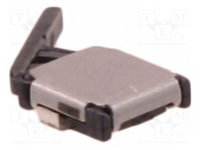 Switch: detecting; Pos: 2; SPST-NC; 0.001A/5VDC; black; SMT; 0.3N