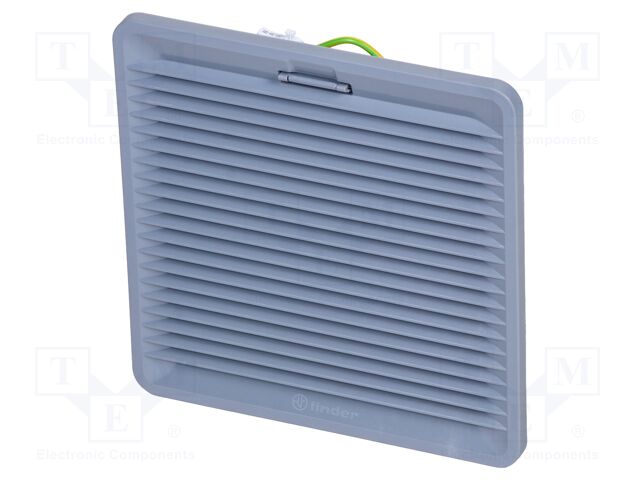 Fan: AC; axial; 230VAC; 74÷115m3/h; 42dBA; ball; IP54; grey