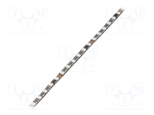 LED tape; RGB; 2835; 24V; LED/m: 120; 5mm; black PCB; IP20; 120°