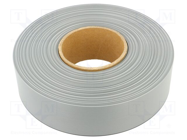 Wire: ribbon; 1mm; stranded; Cu; unshielded; PVC; grey; 30m; 50x28AWG