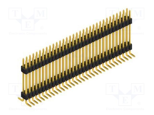 Connector: pin strips; pin header; male; PIN: 64; 1.27mm; SMT; 2x32