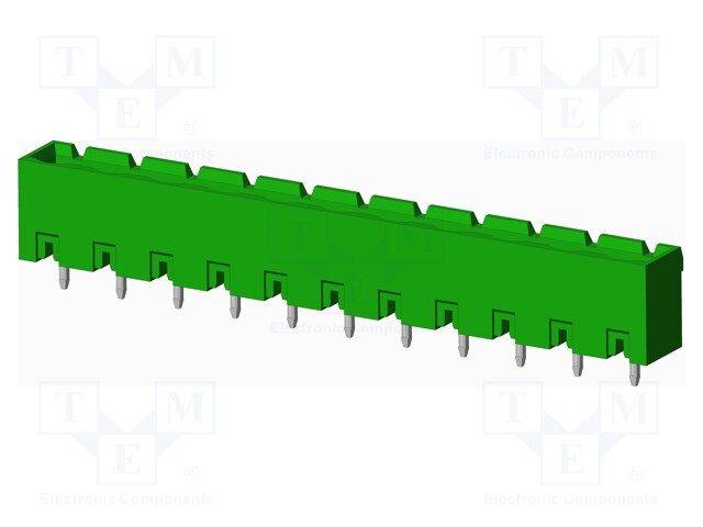 Connector: pluggable terminal block; socket; male; straight; THT