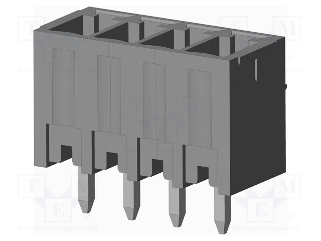 Connector: pluggable terminal block; socket; male; on PCBs