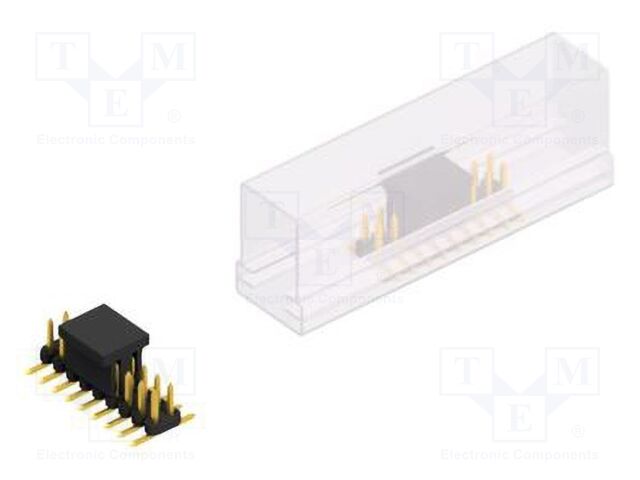 Connector: pin strips; pin header; male; PIN: 18; 2mm; SMT; 2x9; 100V