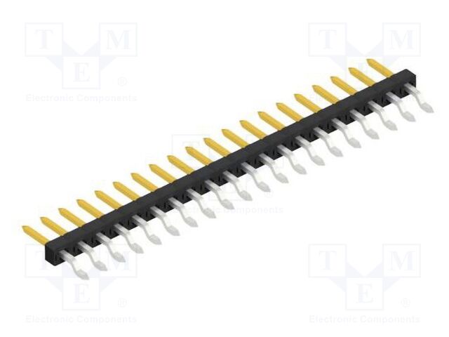 Connector: pin strips; pin header; male; PIN: 20; 2mm; SMT; 1x20