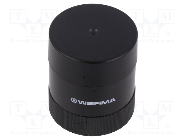 Signallers accessories: base; black; IP66,IP69K; KombiSIGN 40