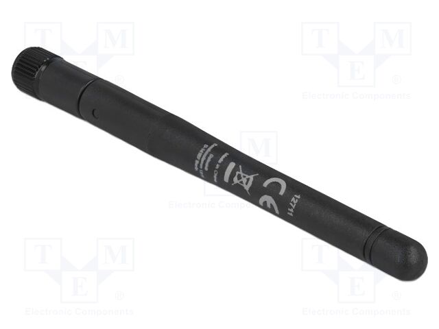 Antenna; 5G,inner; black; SMA; screw-in; male; 3.3÷5GHz; 50Ω; 4.5dBi