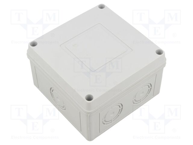 Enclosure: junction box; X: 111mm; Y: 66mm; Z: 111mm; wall mount