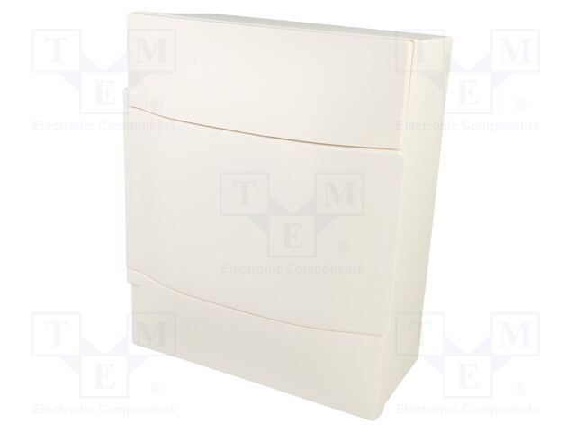Enclosure: for modular components; IP40; wall mount; white
