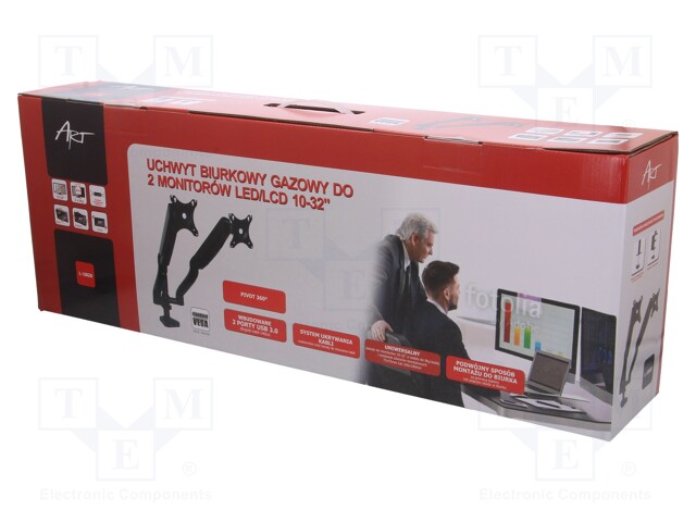 LCD/LED holder; Features: mounting monitors from 10" to 32"