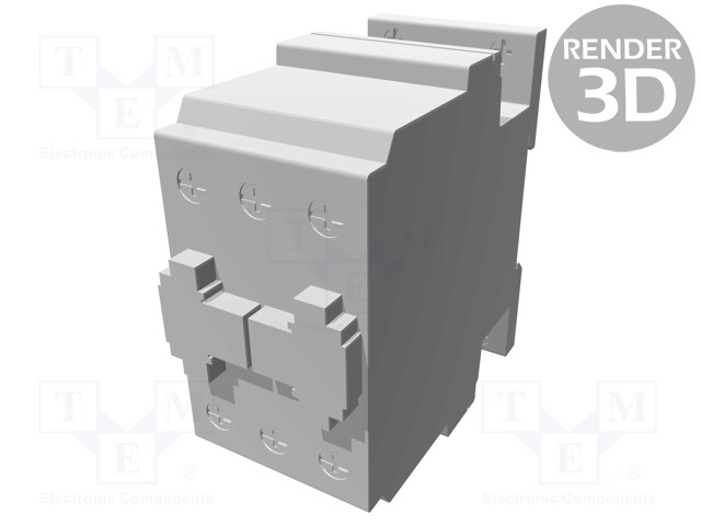 Contactor: 3-pole; NO x3; 110VAC; 32A; DIN; BF; screw terminals