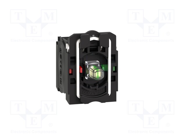 Contact Block, SPST-NO/NC, Screw Clamp, 2 Pole, 6 A, 120 V