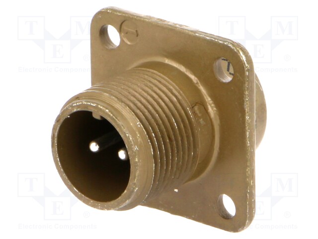 Connector: circular; Series: 97; socket; male; PIN: 2; silver plated