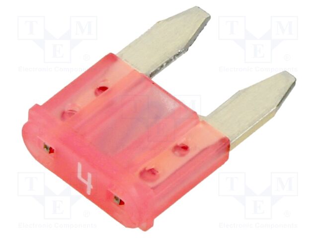 Fuse: fuse; 4A; 58VDC; automotive; 10.9mm; Mini