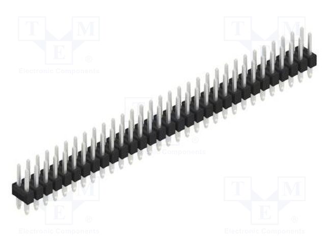 Connector: pin strips; pin header; male; PIN: 62; 2.54mm; THT; 2x31