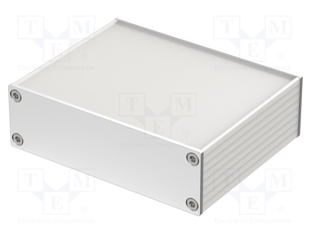 Enclosure: with panel; Filotec; X: 105mm; Y: 80mm; Z: 32mm; aluminium