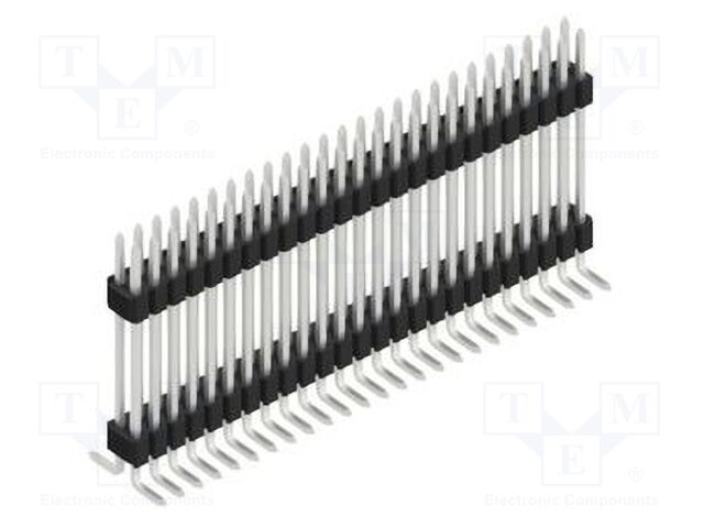 Connector: pin strips; pin header; male; PIN: 50; 1.27mm; SMT; 2x25