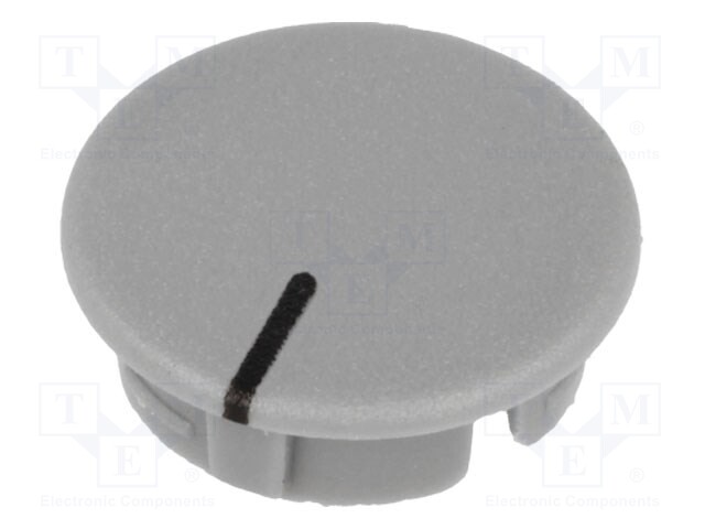 Cap; ABS; grey; push-in; Pointer: black; Application: A2520,A2620