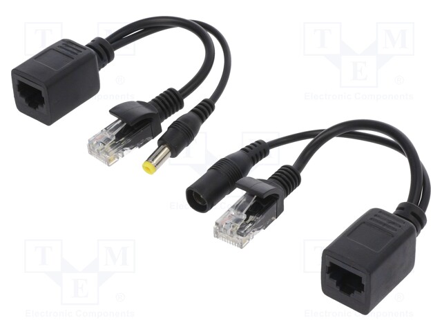 Passive PoE cable kit; PoE (PoE); black