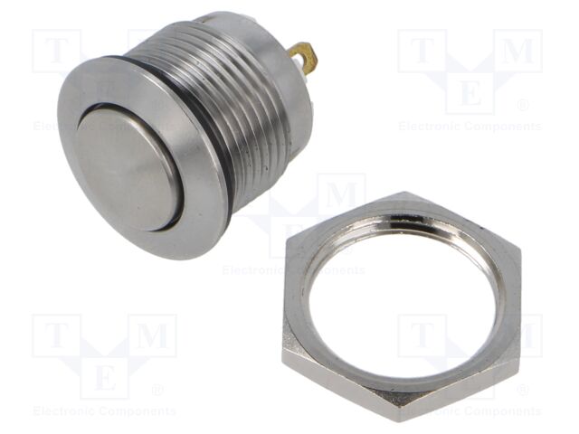 Switch: vandal resistant; Pos: 2; SPST; 0.1A/48VDC; IP67; OFF-ON