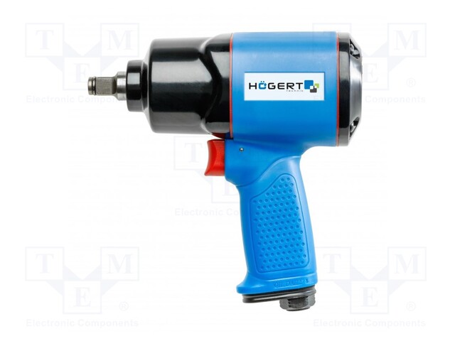 Wrench; impact; pneumatic; 610Nm; Mounting: 1/2"; 6.3bar; 198l/min