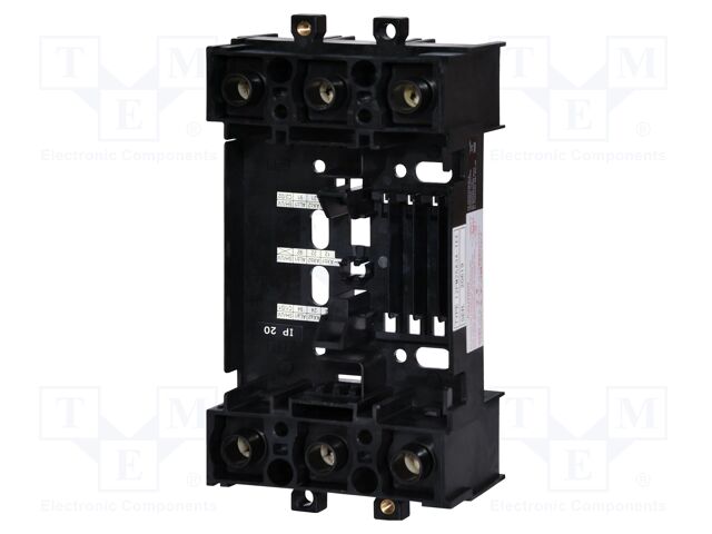 Plug-in base; Poles: 3; 250A; outside; permanent