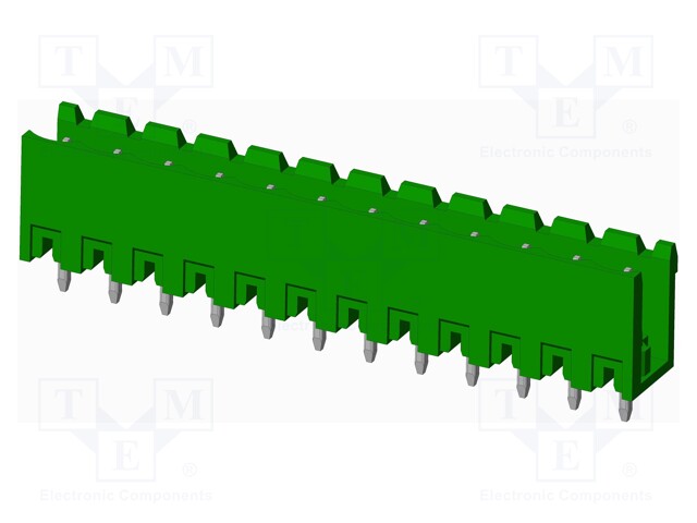Connector: pluggable terminal block; socket; male; straight; THT
