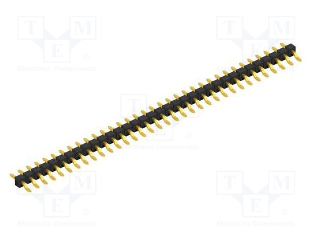 Connector: pin strips; pin header; male; PIN: 34; 2.54mm; SMT; 1x34