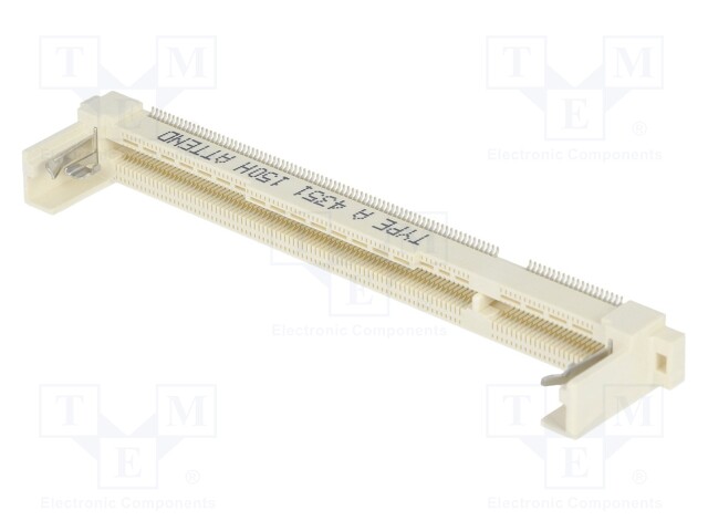 Connector: DDR2; vertical; SMT; PIN: 200; 1.8V