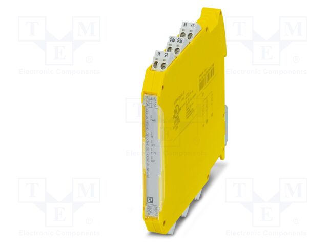 Module: safety relay; 24VDC; IN: 3; for DIN rail mounting; IP20