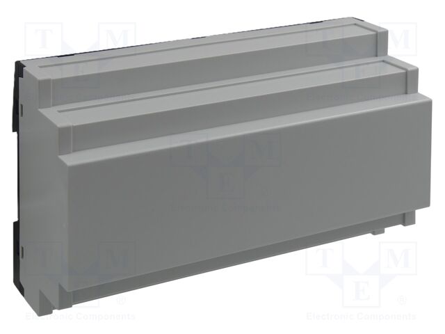 Enclosure: for DIN rail mounting; Y: 90mm; X: 140mm; Z: 60mm; grey